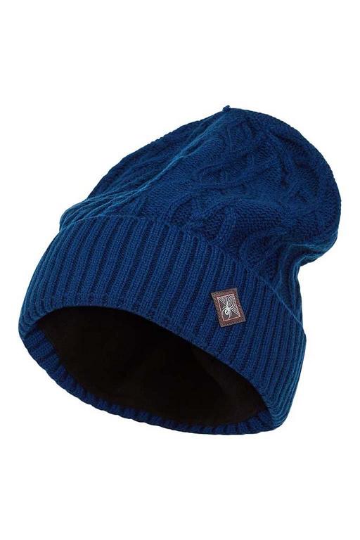 Sombrero Spyder Cable Knit Azul Marino Para Mujer Mexico MX41820